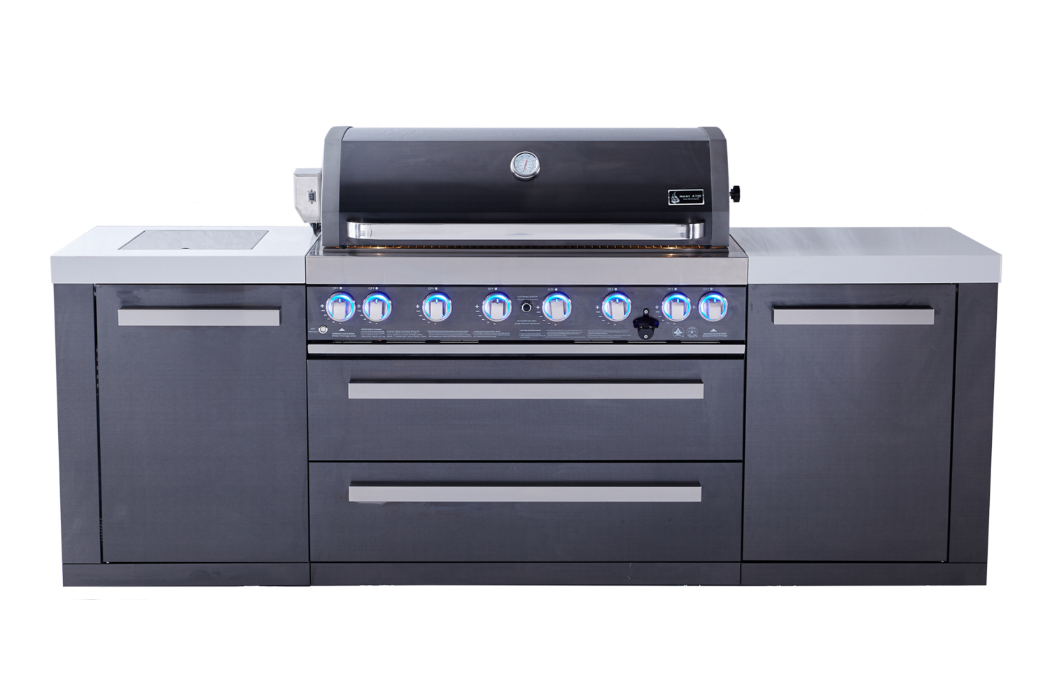 Black Stainless Steel Island 805 (MAI805-BSS)